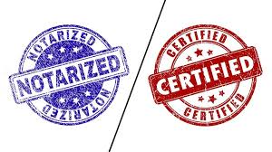 Certified & Notarised Translation – What’s The Difference?